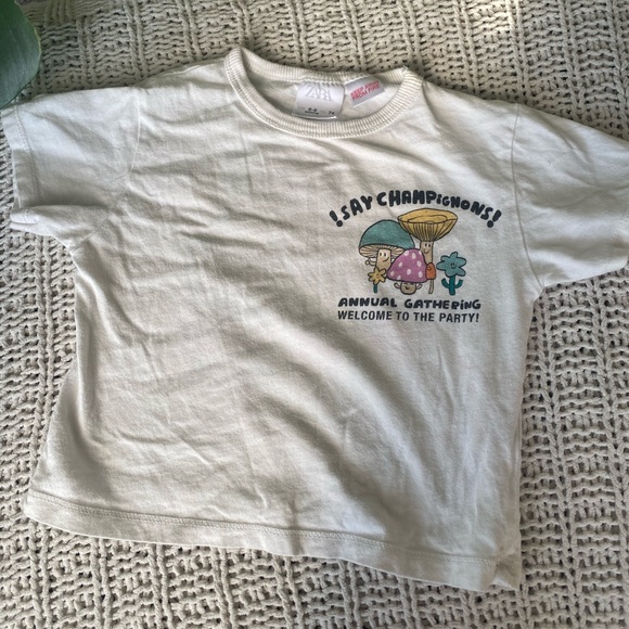Zara | Shirts \u0026 Tops | Zara Mushroom T 